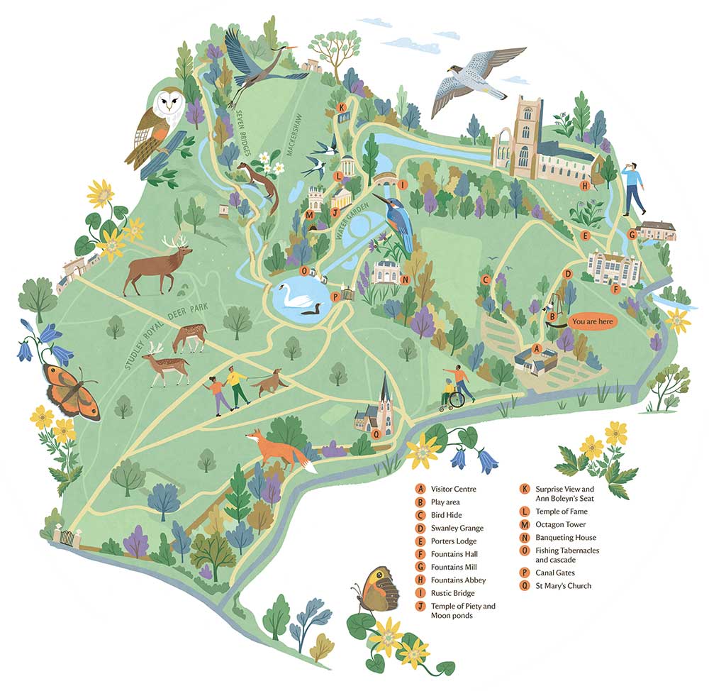 National Trust Map Illustrations Sara Mulvanny Illustration national-trust-map-illustrations-sara-mulvanny-illustration